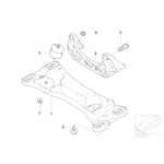 Wspornik skrzyni biegów BMW E46 Z4 320 325 330 - 22316760531