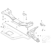 Pasuje tylko do wersji "B", Wahacz poprzeczny lewy - 31126777851