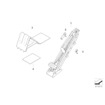 71126765001 Klamra podnośnika samochodowego BMW E39 520 523 525 528 530 535 540 M5 - 71126765001 - Części oryginalne BMW Łódź | Sklep internetowy BMW