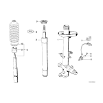 Pierścień uszczelniający przeciwpyłowy BMW E31 E32 E34 E36 E46 E85 Z4 Z3 - 31206777788