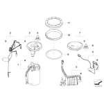Zespół pompujący prawy z pompą BMW E83 X3 2.0d 3.0d 3.0sd M57 M47 - 16146766163