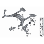 Tuleja wahacza przód tylna MINI R55 R56 R57 R58 R59 One Cooper D S - 31126767530