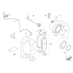 Zestaw naprawczy zaworu odpowietrznika BMW E81 E87 E90 F10 F12 F25 F45 F48 MINI G01 G05 G30 G20 - 34116768188
