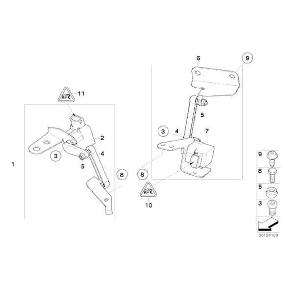 33326768724 Wahacz tył MINI R50 R52 R53 R55 R55N R56 R56N R57 R57N R58 R59 R60 R61 - 33326768724 - Części oryginalne BMW Łódź | Sklep internetowy BMW