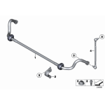 Łącznik stabilizatora przedn. lewy - 31356768771