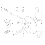 Kolanko przewodu elastycznego BMW E46 316i 318i N42 N46 - 34336769377