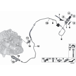 Przewód sprzęgła MINI R55 R56 Cooper One - 21526770598