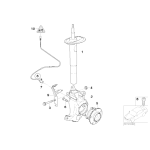 Amortyzator przód lewy BMW E60 535d 540i 545i 550i - 31316766993
