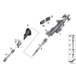 Płyta z łożyskiem kolumny kierowniczej BMW E70 E71 F15 F16 X5 X6  - 32306777040