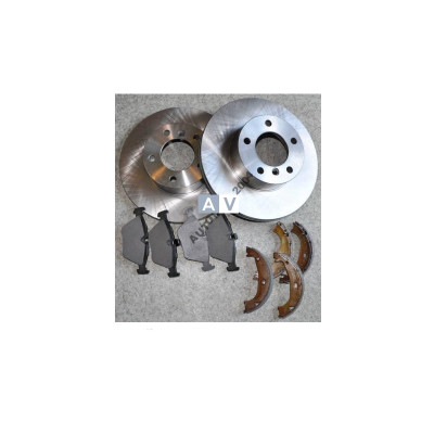 Tarcze wentylowane + klocki +szczęki tył BMW E39 520 523 525 528 530 540