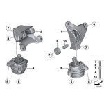 22116777365 Poduszka silnika lewa BMW F01 F06 F07 F10 F11 F12 F13 640i 523i 535i 530i 730i 740i 528i - 22116777365 - Części oryginalne BMW Łódź | Sklep internetowy BMW