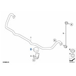 Guma stabilizatora przód BMW E60 E61 525xi 530xi 530xd 528xi 525xd - 31306778225