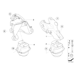 22116780260 Poduszka silnika BMW X5 X6 E70 E71 F15 F16 428i 35iX 40iX N55 N62N - 22116780260 - Części oryginalne BMW Łódź | Sklep internetowy BMW
