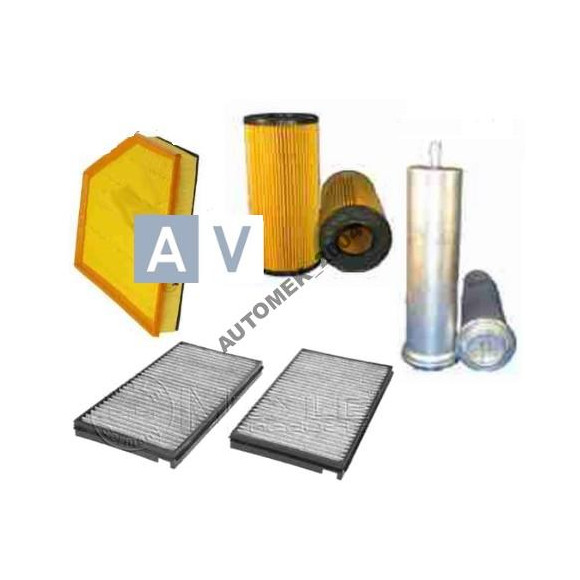 Zestaw 4 filtrów do BMW E60 E-60 E61 535d diesel