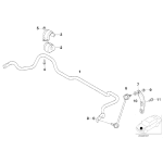 Łącznik stabilizatora prawy - 31351095662