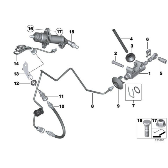 Wysprzęglik BMW E60N E63 E81 E87 E84 E83 E90 E91 F06 F10 F11 F13 F25 F26 F12 E61N - 21526785964