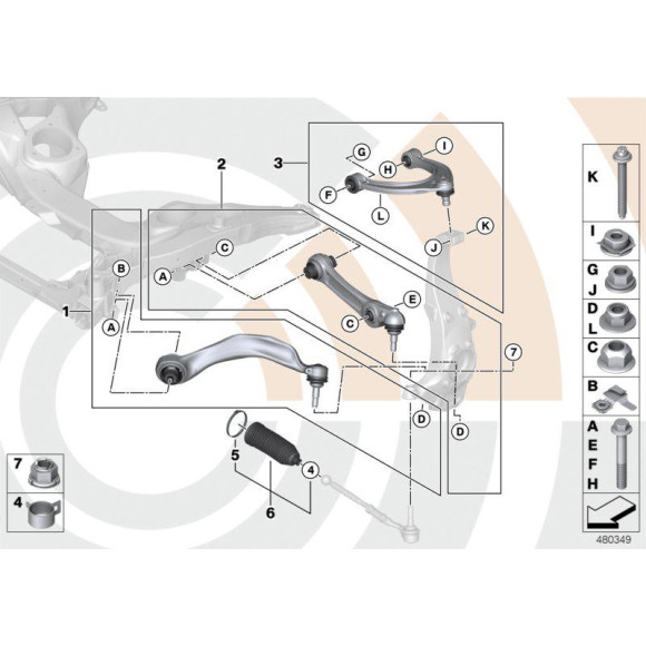 Osłona drążka kierowniczego BMW F01 F06 F07 F10 F12 530dx 535dX 535iX M5 M6 550iX - 32106785993