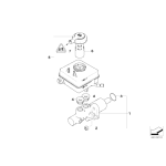 Pompa hamulcowa BMW E60 E61 E63 E64 F01 F02 F07 - 34336786586