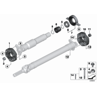 Podpora wału BMW E81 E84 E87 E90 E91 E30 F36 425d 435i 440i 123d 325d 335i 340i 135i 335d - 26128615622