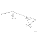 Poduszka gumowa BMW E24 E28 628 635 525 528 535 - 31351127390
