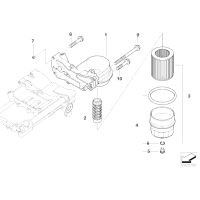11427521353 Pokrywa filtra oleju BMW E53 E70 X5 E60 E61 E63 E65 E70 735 740 750 760 645 650 540 545 550 - 11427521353 - Części oryginalne BMW Łódź | Sklep internetowy BMW