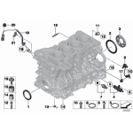 Zimering wału korbowego BMW E60 E61 E63 E64 E65 E70 E71 E81 E83 E84 E87 E90 E91 E92 F01 F07 F10 F11 F13 F16 F20 F30 F80 - 111186