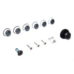 Zestaw zaczepów spinek mocowanie osłony przód MINI R55 R56 R57 R58 R59 - 51132757697