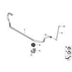 Guma stabilizatora przód BMW E81 E87 E90 E91 E92 E93 26,5mm - 31356765574