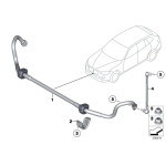 Łącznik stabilizatora przód lewy BMW E90 E91 E81 E87 X1 1,6 1,8 2,0 2,3 2,5 2,8 3,0 3,5 - 31356765933