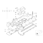 11122247501 Zestaw uszczelek pokrywy BMW E46 E39 520d 318d 320d M47 - 11122247501 - Części oryginalne BMW Łódź | Sklep internetowy BMW