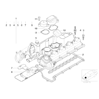 11122247501 Zestaw uszczelek pokrywy BMW E46 E39 520d 318d 320d M47 - 11122247501 - Części oryginalne BMW Łódź | Sklep internetowy BMW