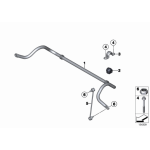 Łącznik stabilizatora przód MINI R50 R52 R55 R56 R57 R58 R59 - 31356778831