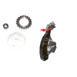 Zestaw rozrządu pompy oleju łańcuch szyny BMW E46 E90 E87 E81 E91 X3 316 318 320 116 118 120 E60 520 - 11277500502