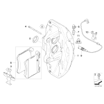 Klocki hamulcowe przód BMW E70 X5 M E71 X6 M F15 F16 25dX 25d 30dX 35i 35dX 35iX 40dX 50iX M50dX - 34116799964