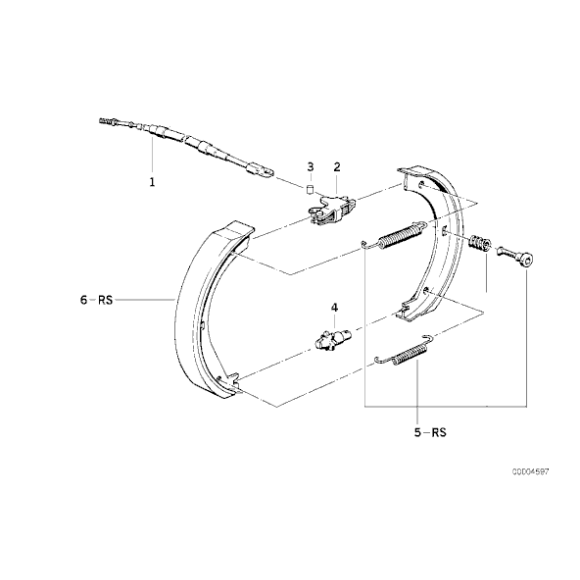 Repair kit springs - 34410304724