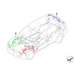 Zestaw naprawczy przewodów przód lewy BMW F15 F16 X5 X6 F85 F86 - 61119353019