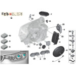 63117379850 Zestaw naprawczy mocowania reflektora BMW F32 F33 F36 F80 F82 F83 - 63117379850 - Części oryginalne BMW Łódź | Sklep internetowy BMW