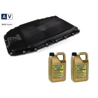 Miska filtr skrzyni + 10L oleju BMW E60 E65 E90 E87 525 530 535 540 550 330 335 730 740 - 24117571227