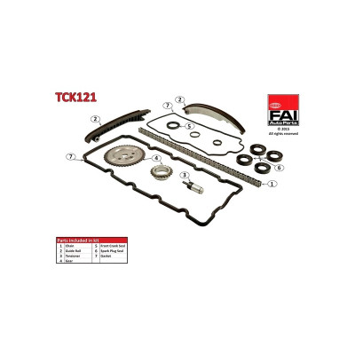Zestaw łańcucha rozrządu MINI R50 R52 R53 Cooper One 1,4i 1,6i - 11311485400