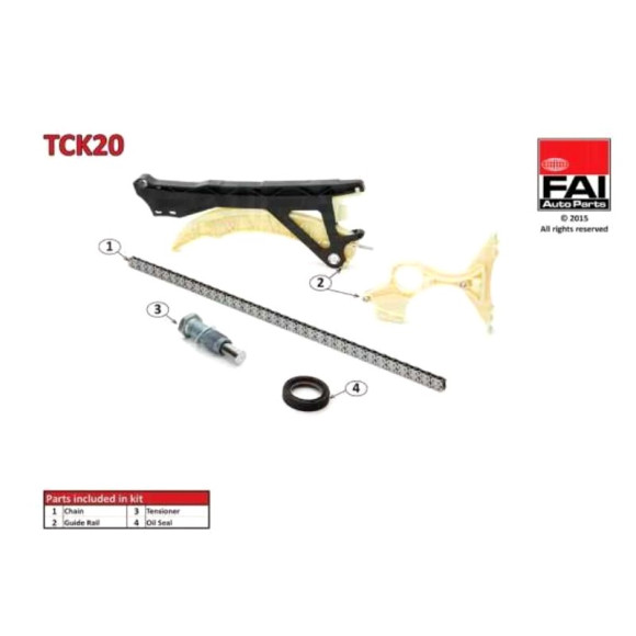 Zestaw łańcucha rozrządu BMW E46 E65 E81 E87 E90 F20 F30 Mini 316 760 114 118 One - 11311439853