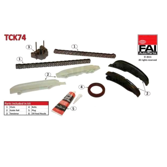 Zestaw łańcucha rozrządu BMW E46 E60 X5 E63 X3 E90 E87 E91 1,8d 2,0d 2,5d 3,0d 3,5d - 11318506869