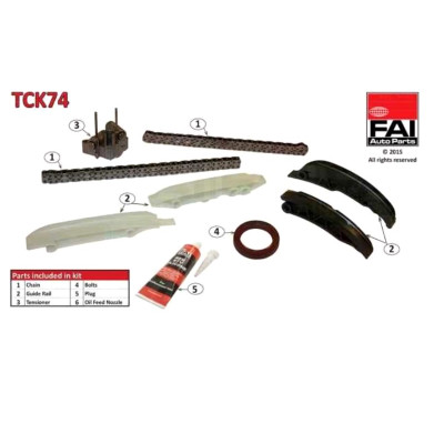 Zestaw łańcucha rozrządu BMW E46 E60 X5 E63 X3 E90 E87 E91 1,8d 2,0d 2,5d 3,0d 3,5d - 11318506869