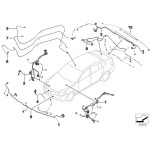 Zestaw kabli strony czołowej przód BMW F06 F12 F13 640 650 - 61129269988