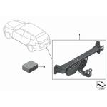 Zestaw doposażając elektryczny hak BMW F25 F26 X3 X4 - 71602358776