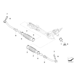 Nakrętka drążka kierowniczego BMW E39 E38 725 728 730 735 740 750 520 523 525 528 530 535 540 M5 - 32211094586