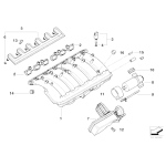 11617544806 Zespół regulacyjny ukł. dolotowego DISA BMW E46 E39 E60 E53 E83 E85 Z4 X3 520i 525i 320i 325i 2,5i 2,2i - 11617544806 - Części oryginalne BMW Łódź | Sklep internetowy BMW