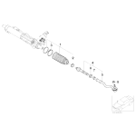 32216751277 Drążek kierowniczy BMW E53 X5 3,0i 3,0d 4,4i 4,6is - 32216751277 - Części oryginalne BMW Łódź | Sklep internetowy BMW