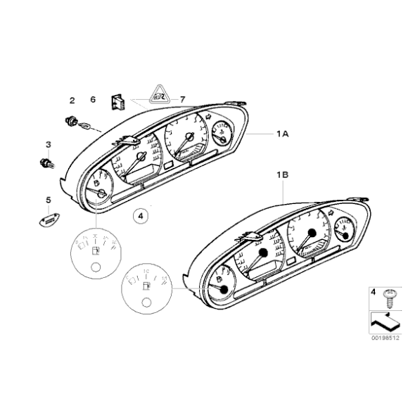 Zegary wskaźniki BMW E36 M3 - 62112497713