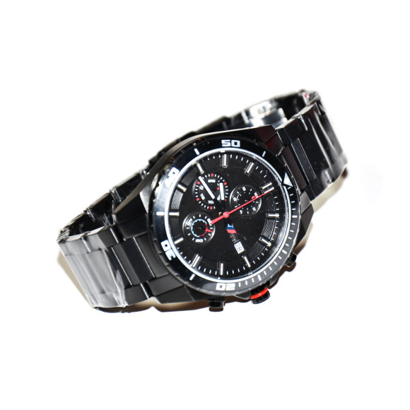 Zegarek męski BMW - M - chronograf stal szlachetna 1M M2 M3 M4 M5 M6 - 80262406694