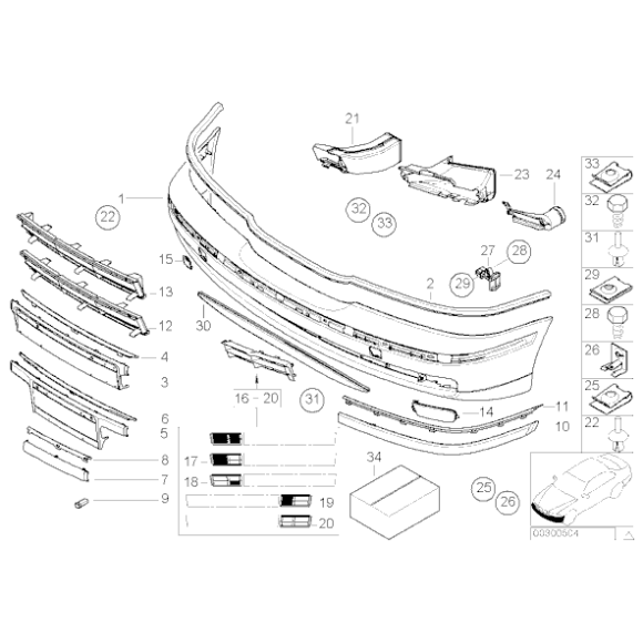 Zderzak przedni gruntowany - 51118208313